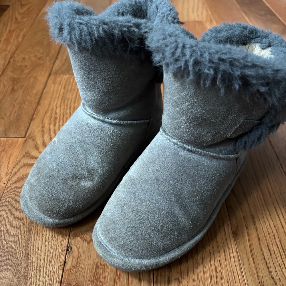 Bearpaw - Suede Faux Fur-Lined Boots